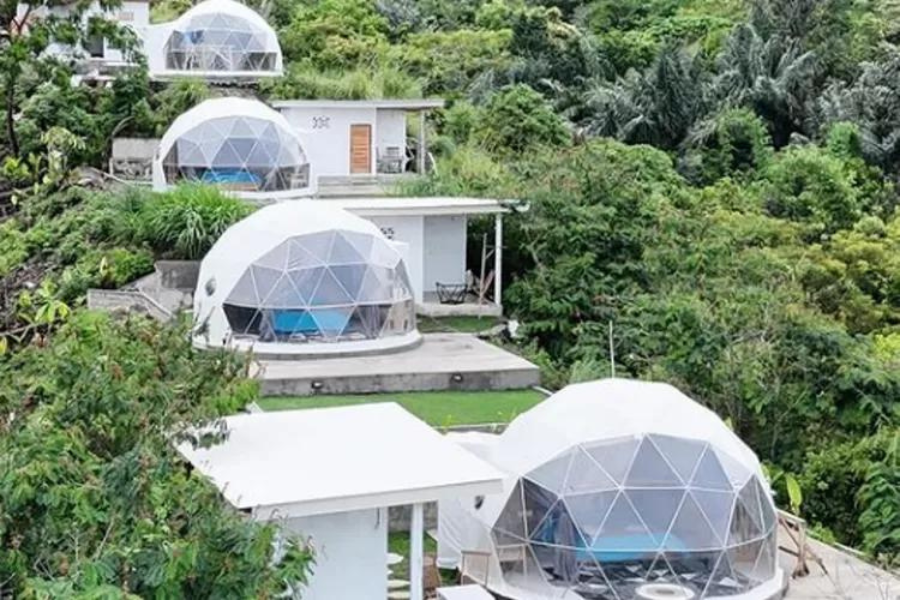 kubah bali glamping in Bangli regency
